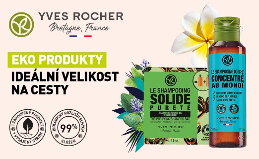 Eko produkty od rostlinné kosmetiky Yves Rocher