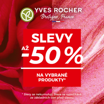 Slevy až 50 % v Yves Rocher!