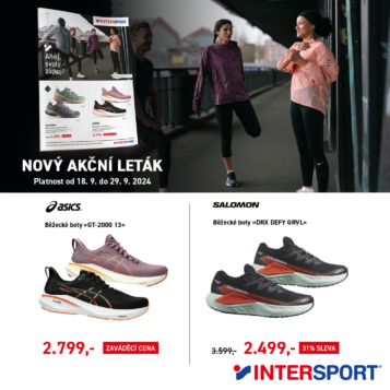 Nový akční leták INTERSPORT platný 18. – 29.9.