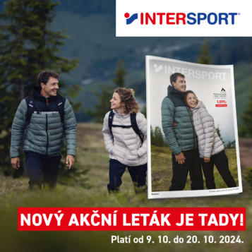 Nový akční leták Intersport platný 9. – 20.10.