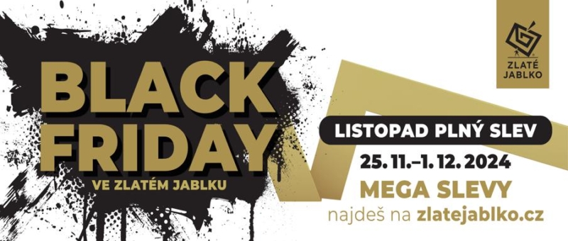 BLACK FRIDAY ve Zlatém jablku!