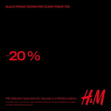 Black Friday v H&M