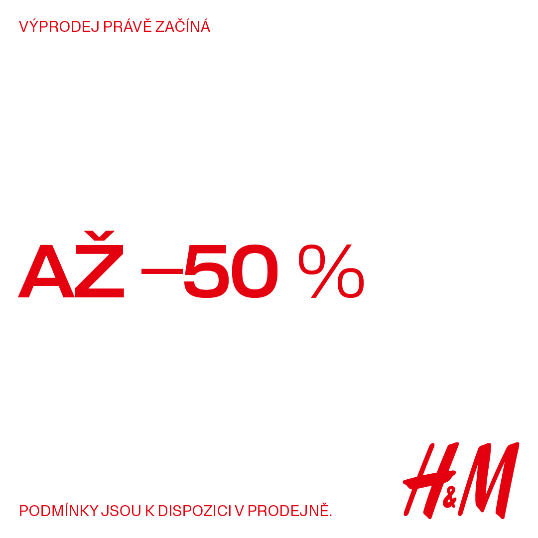 Zimní výprodej až -50% v H&M