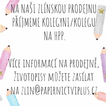 Nabídka práce v Papírnictví+