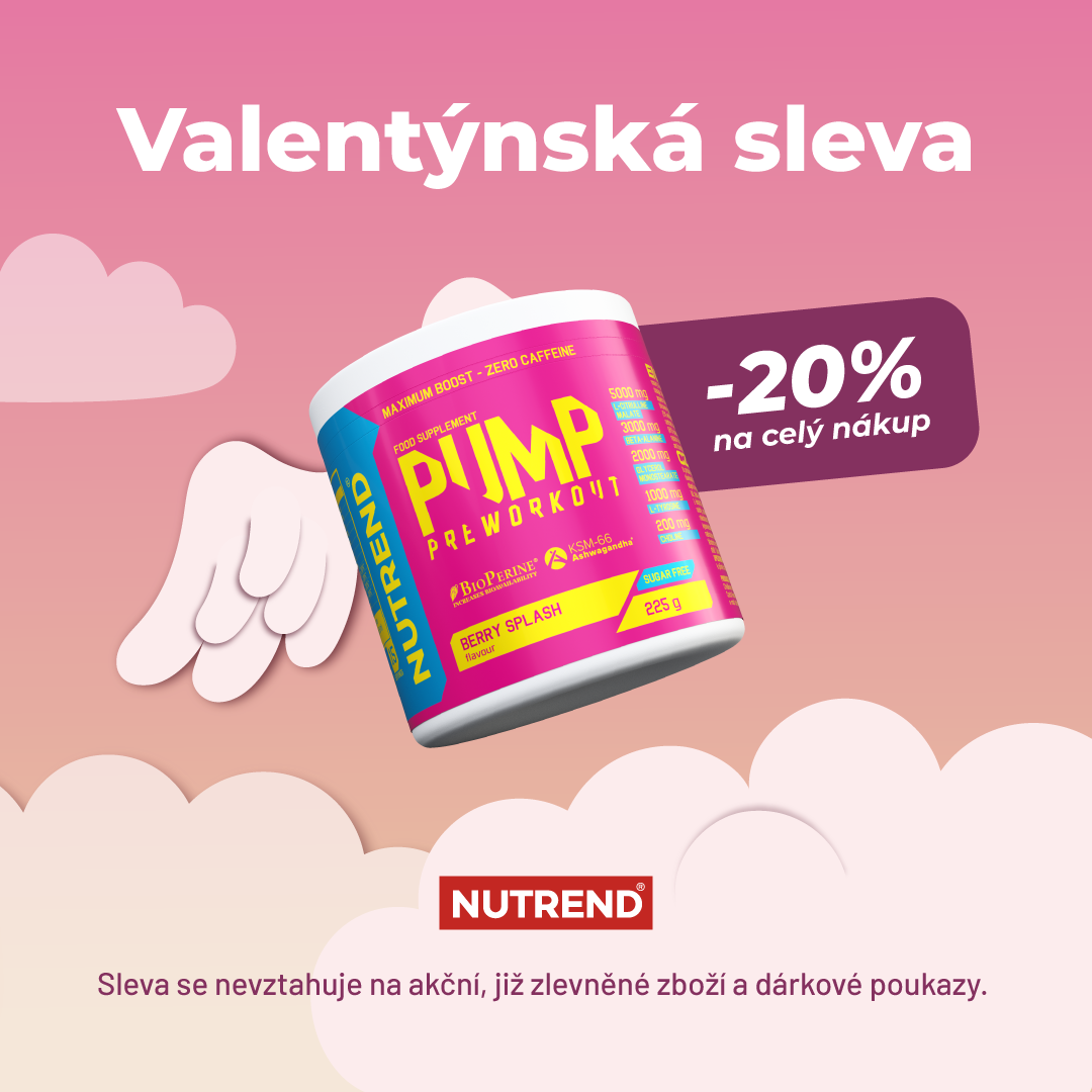 Valentýnská sleva -20% v Nutrend